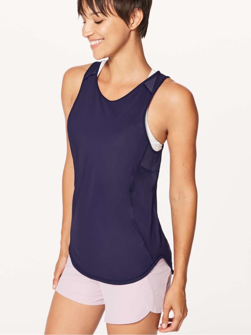 Lululemon Sculpt Tank II - Aeon - Purple Lightweight Running Mesh